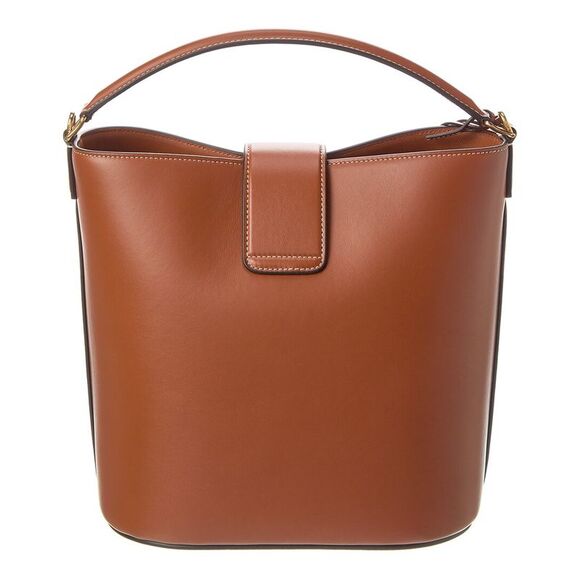 CELINE Louise Medium Leather Bucket Bag - Picture 2 of 4